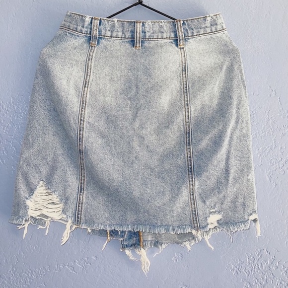 We the Free THE PARKER DENIM SKIRT size - Picture 5 of 7